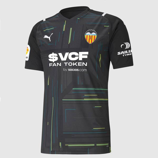 Tailandia Camiseta Valencia Portero 2021/22 Negro